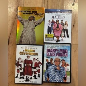 Lot of 4 Madea DVDs movies